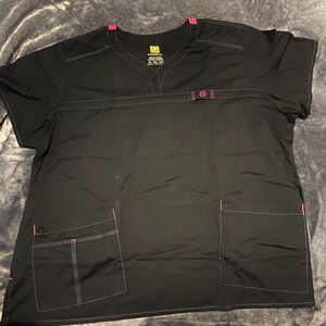Brand new black Wonderwink scrub top